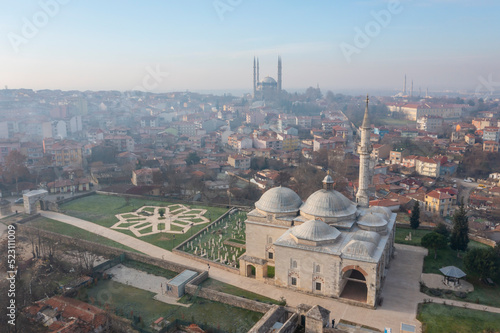 Muradiye Mosque in Edirne City of Turkey