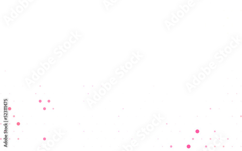 Light Pink  Yellow vector Modern abstract illustration with colorful water drops.