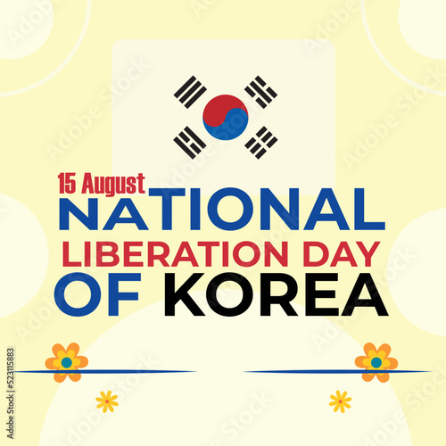 Social Media Post National Liberation Day of Korea