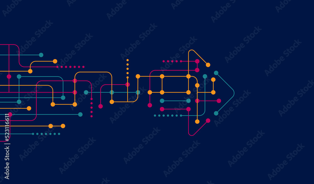 Abstract arrow direction. Technology background. High speed. Hi-tech Abstract arrow direction. Technology background. High speed. Hi-tech