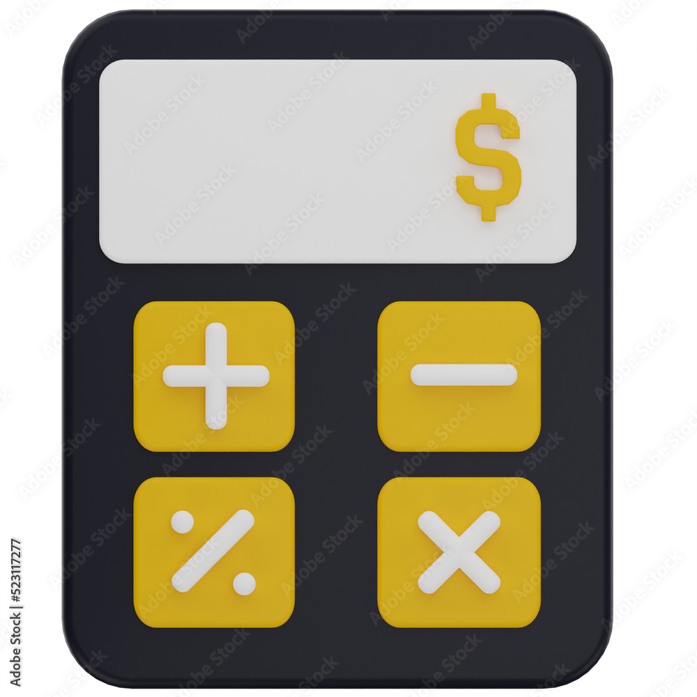 Fototapeta premium shopping budget 3d render icon