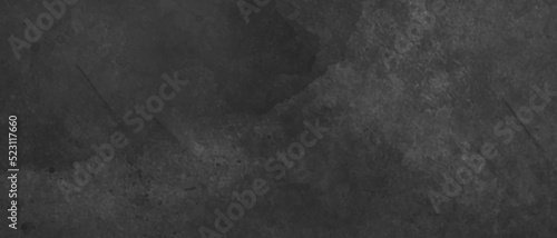 Cement layer dark black wall texture background