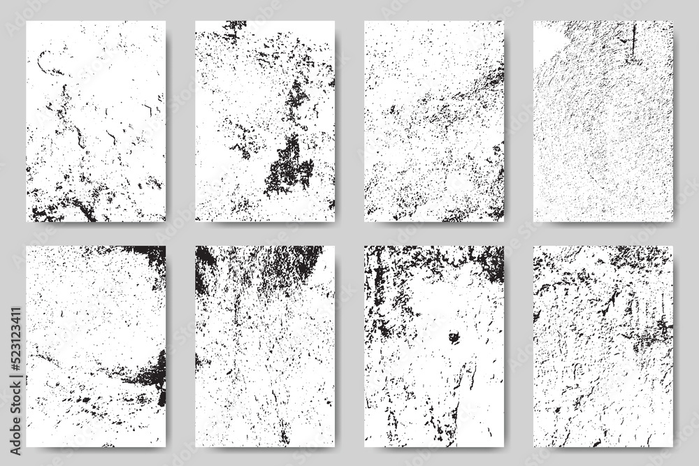 Rough black and white texture vector. Distressed overlay texture. Grunge background. Abstract textured effect. Vector Illustration. Abstract Dotted, Scratched, Vintage Effect With Noise And Grain