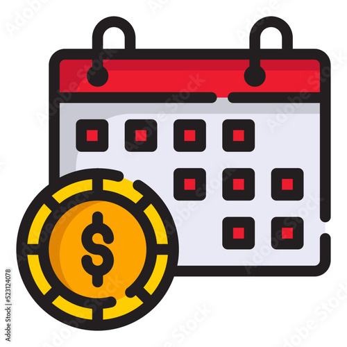 payment day line icon