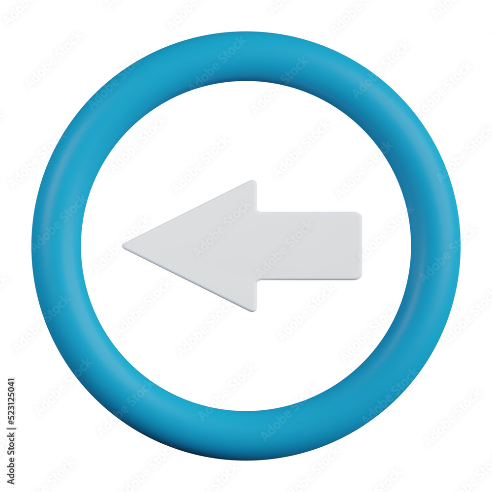 3D Left Arrow 3D Left Arrow