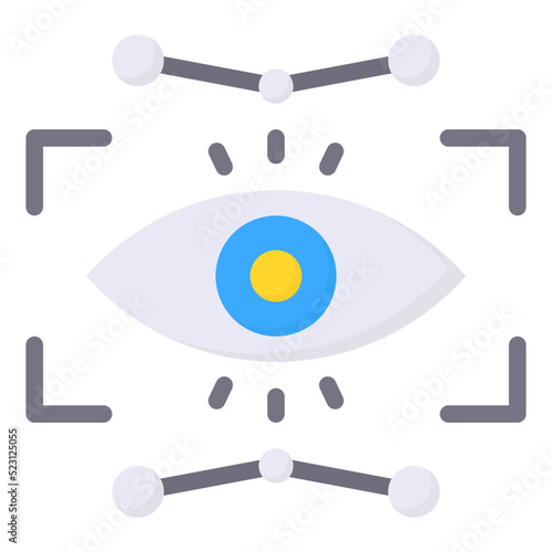 vision flat icon