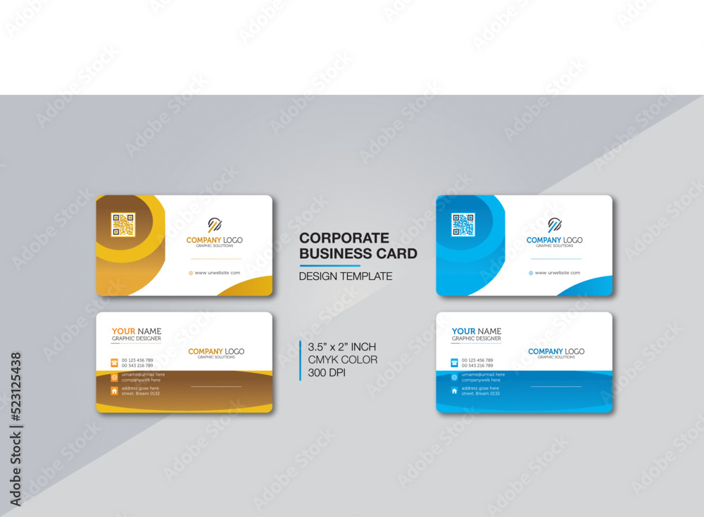 Obraz premium Corporate Business Card