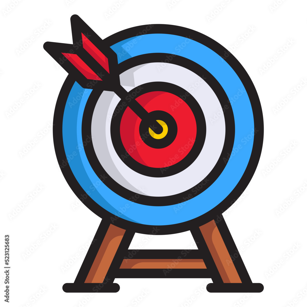 target line icon target line icon