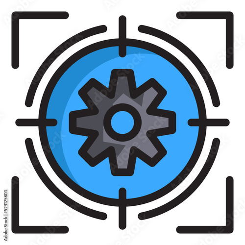 focus line icon