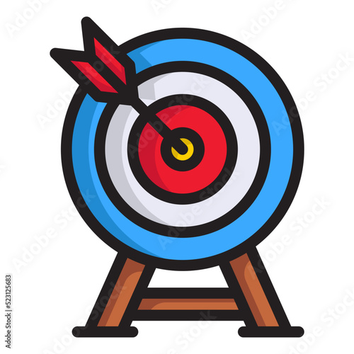target line icon
