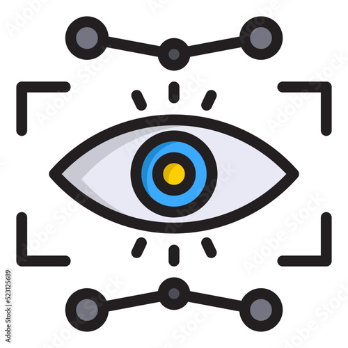 vision line icon