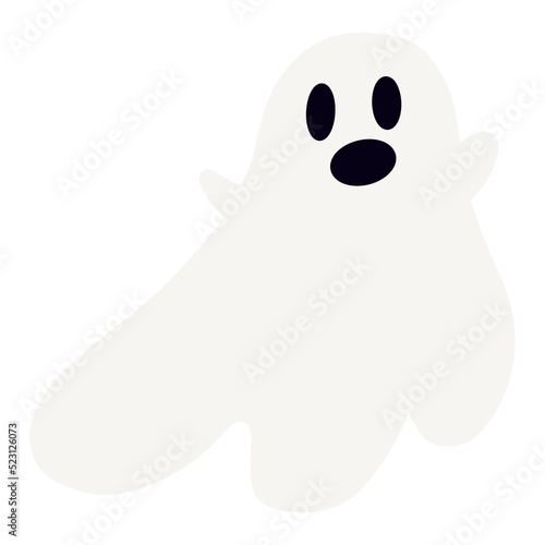 cute ghosts spook horror for Halloween day