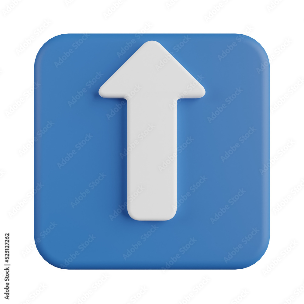 3D Upload Arrow 3D Upload Arrow