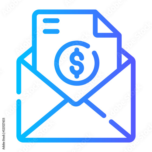 bribe gradient icon