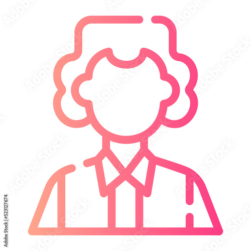 judge gradient icon