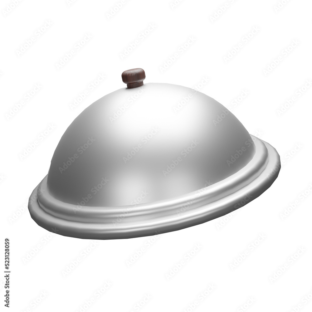 food cover illustration 3d