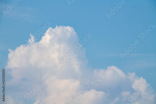 Abstract blue cloud texture background