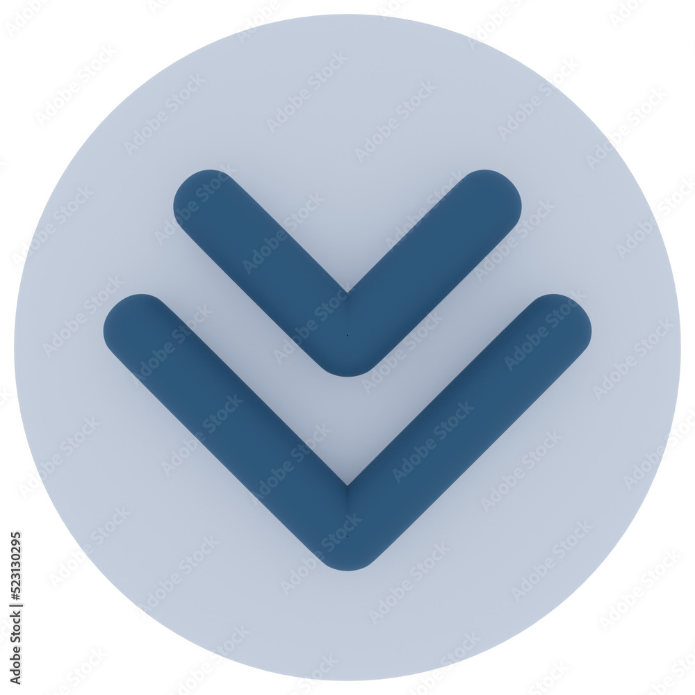 Load Arrow 3D Illustration Load Arrow 3D Illustration
