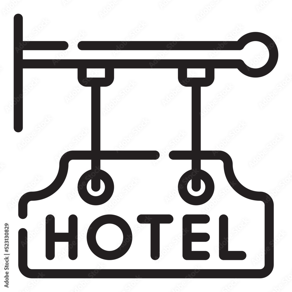 sign line icon sign line icon