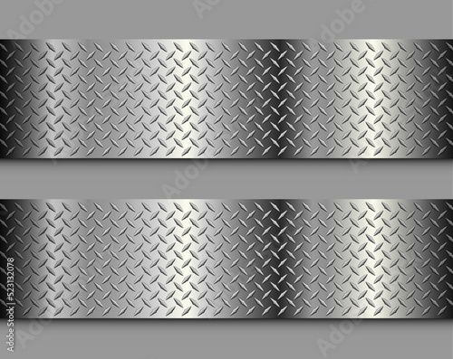 Silver grey metal backgroun...