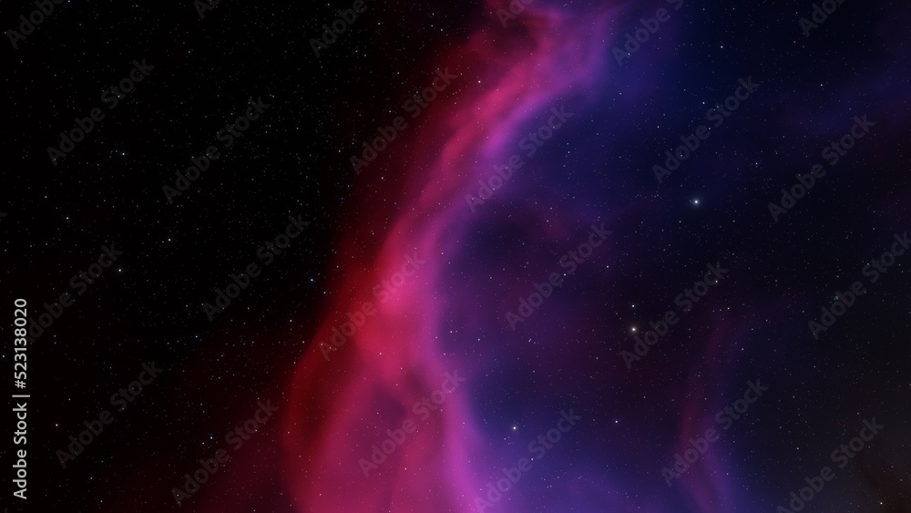 Fototapeta premium nebula gas cloud in deep outer space 