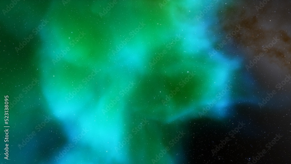 Obraz premium nebula gas cloud in deep outer space 