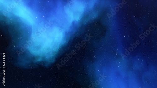 Space nebula  for use with projects on science  research  and education. Illustration 