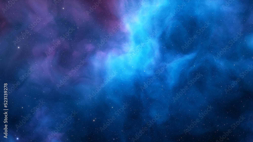 Fototapeta premium nebula gas cloud in deep outer space 