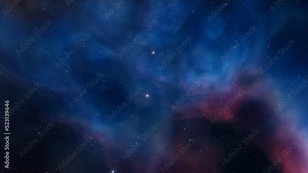 Cosmic background with a blue purple nebula and stars
Cosmic background with a blue purple nebula and stars