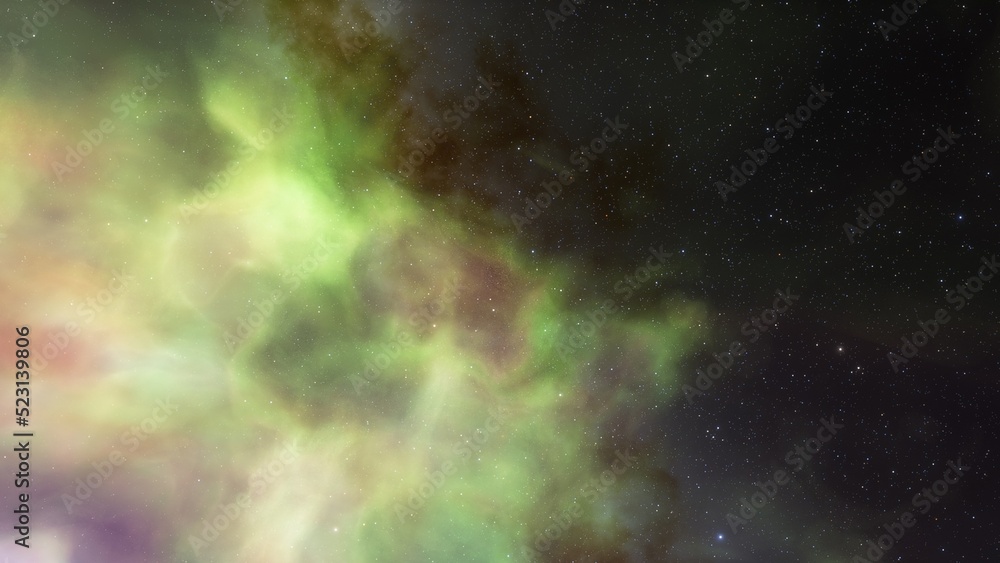 Fototapeta premium Night sky - Universe filled with stars, nebula and galaxy 