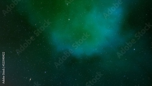 Deep space nebula with stars. Bright and vibrant Multicolor Starfield Infinite space outer space background with nebulas and stars. Star clusters  nebula outer space background 3d render 