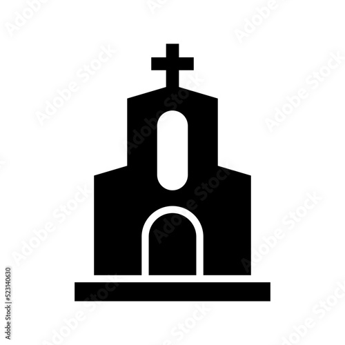 church icon or logo isolated sign symbol vector illustration - high quality black style vector icons 