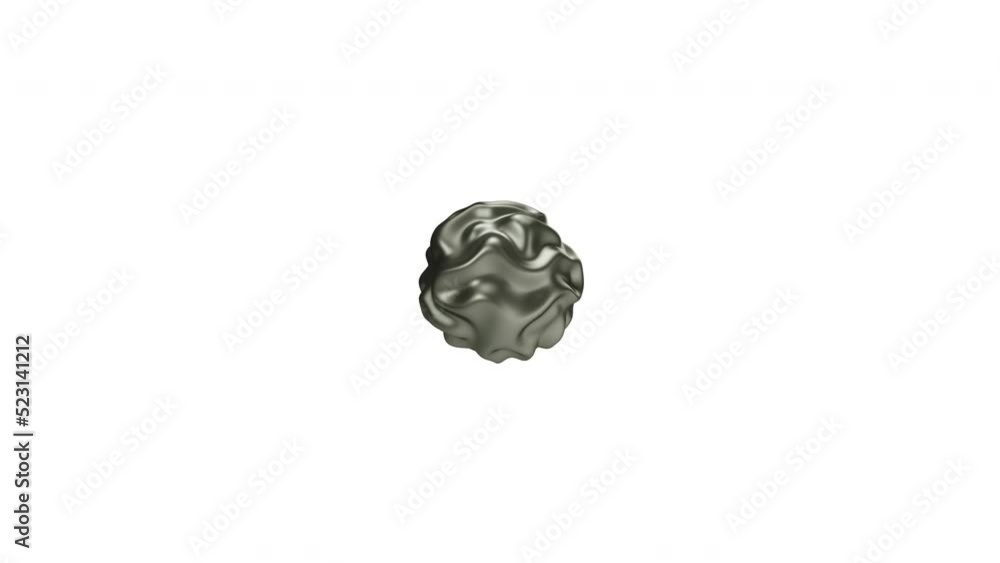 3D animation of Abstract smooth liquid shape. 4k seamless loop 3D animation. 3D animation of Abstract smooth liquid shape. 4k seamless loop 3D animation.