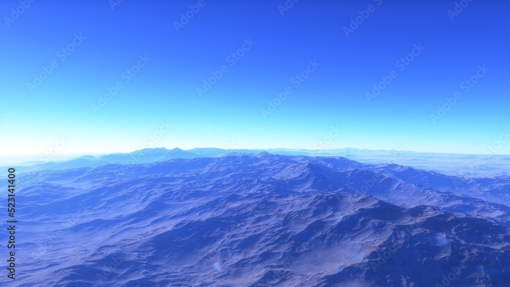 Mars like red planet, with arid landscape, rocky hills and mountains, for space exploration and science fiction backgrounds.
Mars like red planet, with arid landscape, rocky hills and mountains, for space exploration and science fiction backgrounds.