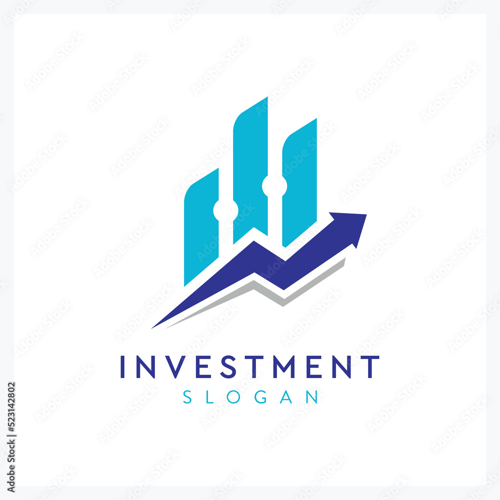 investment business finance diagram logo investment business finance diagram logo