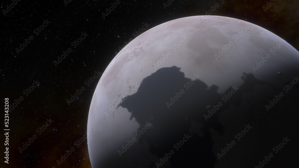 Obraz premium Planets and galaxy, science fiction wallpaper. Beauty of deep space. Billions of galaxy in the universe Cosmic art background 3d render 