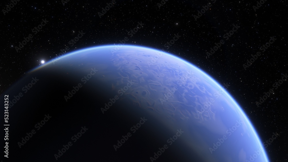 Abstract planets and space background
