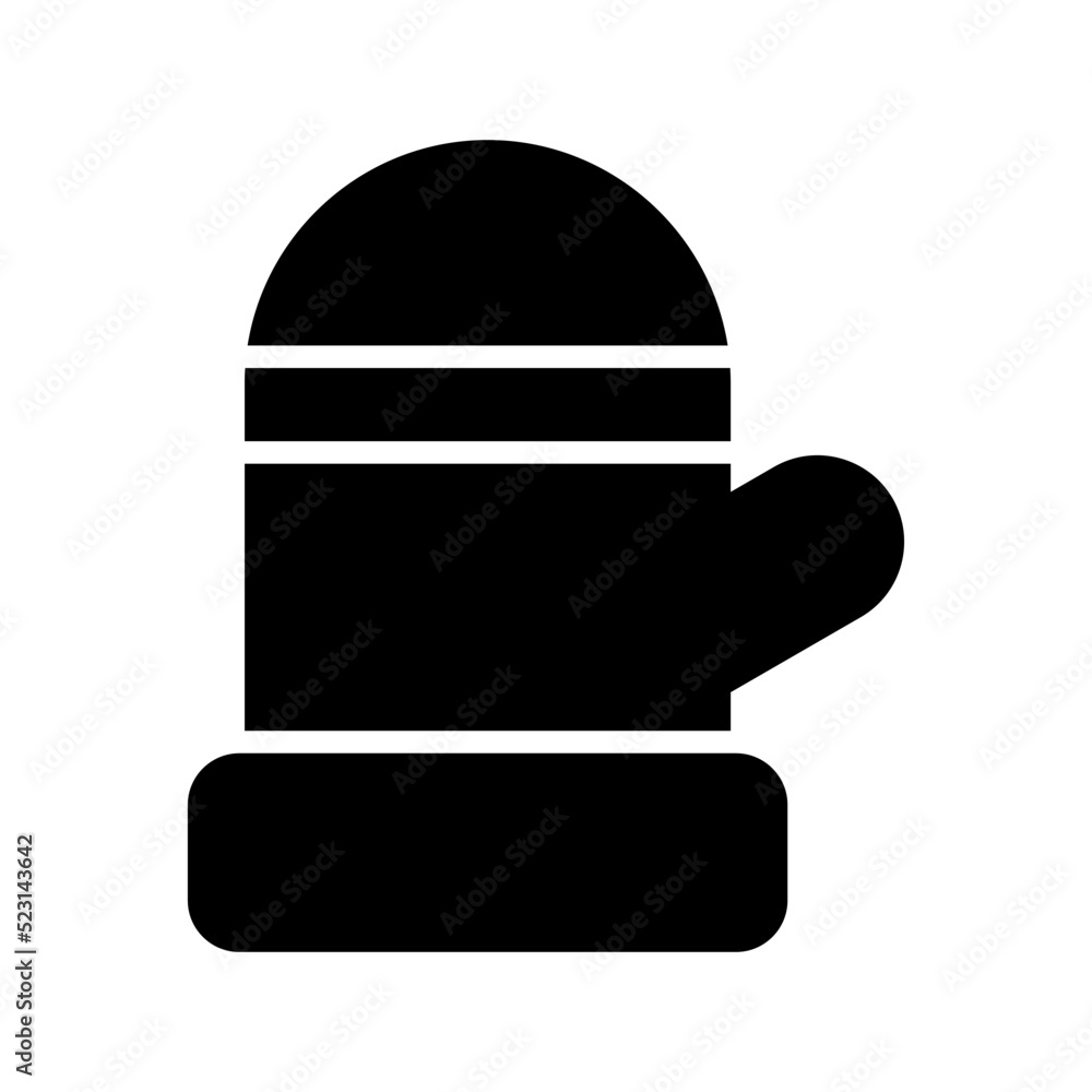 winter glove icon or logo isolated sign symbol vector illustration - high quality black style vector icons
