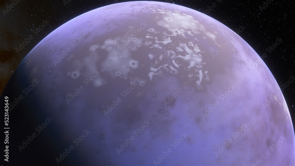 Obraz premium Planets and galaxy, science fiction wallpaper. Beauty of deep space. Billions of galaxy in the universe Cosmic art background 3d render