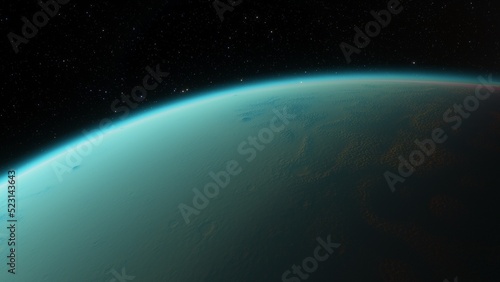 Planets and galaxy, science fiction wallpaper. Beauty of deep space. Billions of galaxy in the universe Cosmic art background 3d render