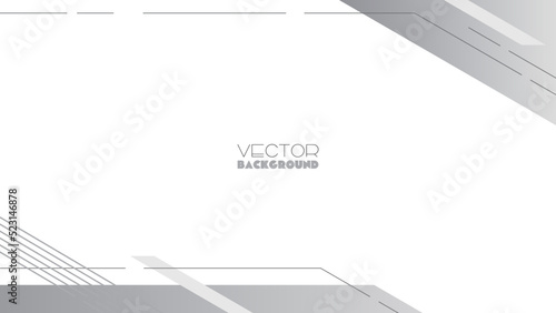 幾何学模様のスライド背景　グレー