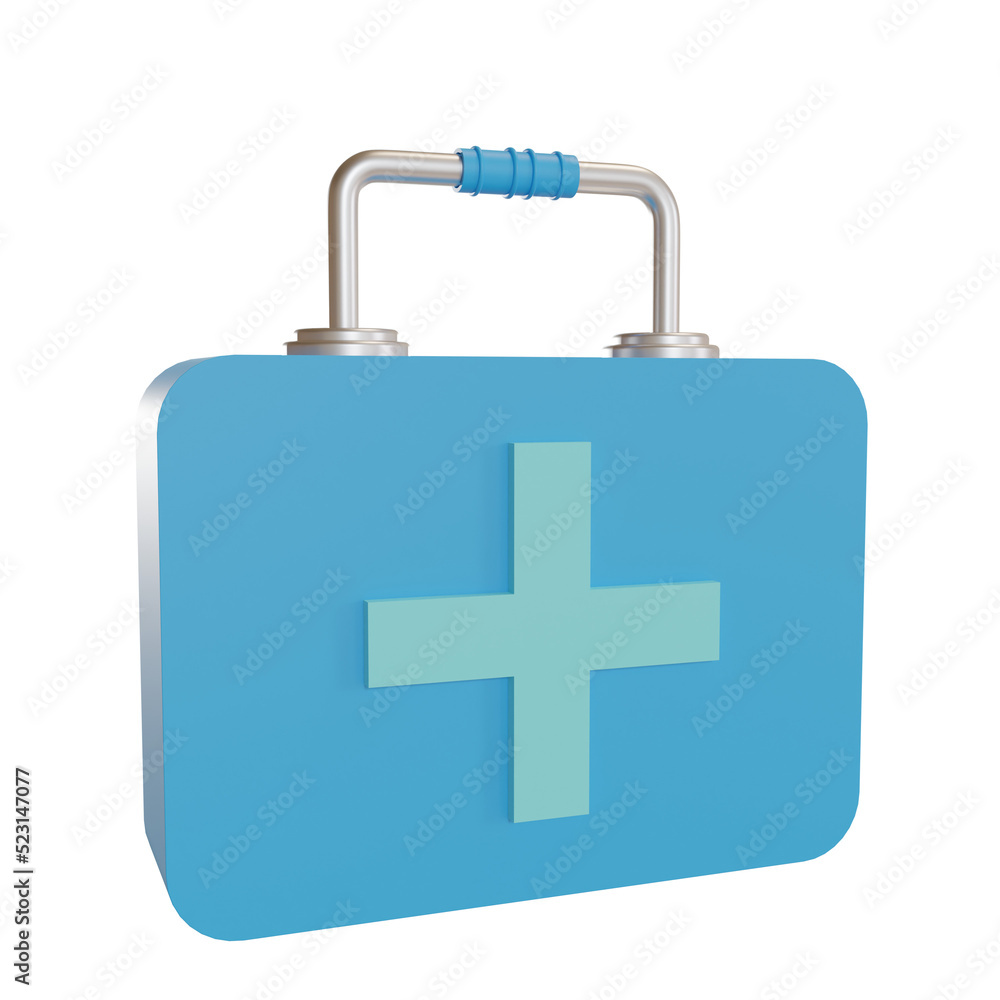 Fototapeta premium healthcare, Medical Equipment illustration 3d