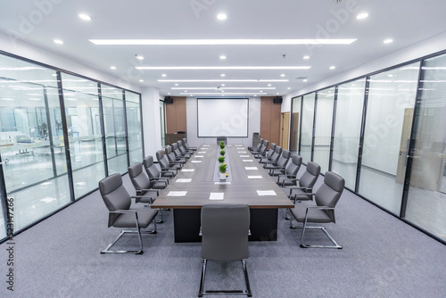 Fotografie An empty indoor conference room