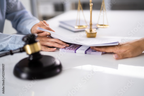Law Litigation In Courtroom