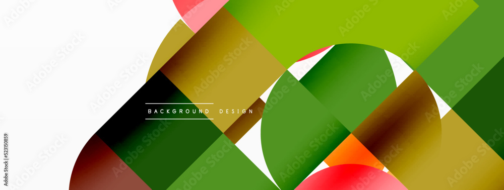Beautiful abstract background. Circles, triangle shapes, and squares. Minimal geometric template for wallpaper, banner, background or landing Beautiful abstract background. Circles, triangle shapes, and squares. Minimal geometric template for wallpaper, banner, background or landing
