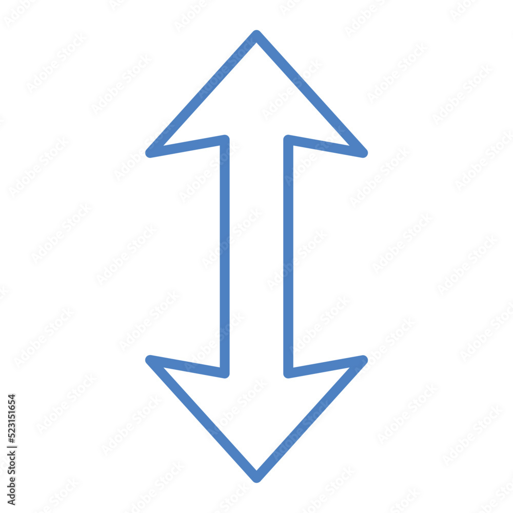 Vertical Blue And Orange Line Icon Vertical Blue And Orange Line Icon
