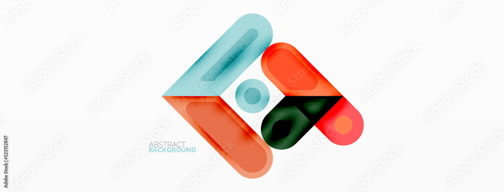 Square and circle minimal abstract background. Vector illustration for wallpaper banner background Square and circle minimal abstract background. Vector illustration for wallpaper banner background