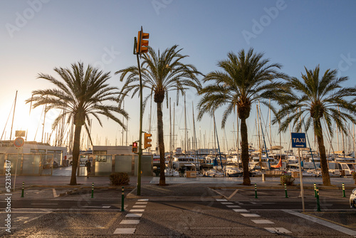Palma de Mallorca, Spain. Views of the Port de Palma, most important harbor in the island of Mallorca © J. Ossorio Castillo