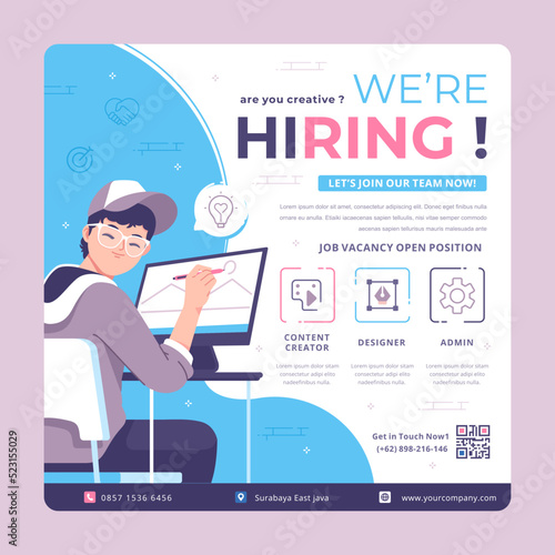jobs hiring template design