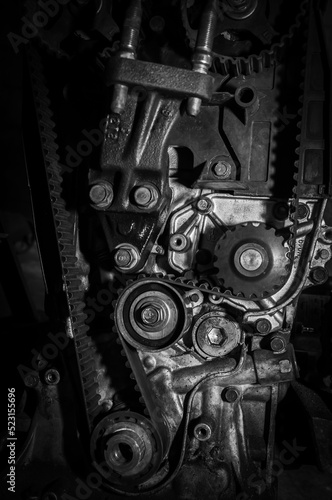 engine of the car
